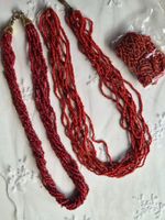 120 gramm Vintage Korallen um 1950 DIY