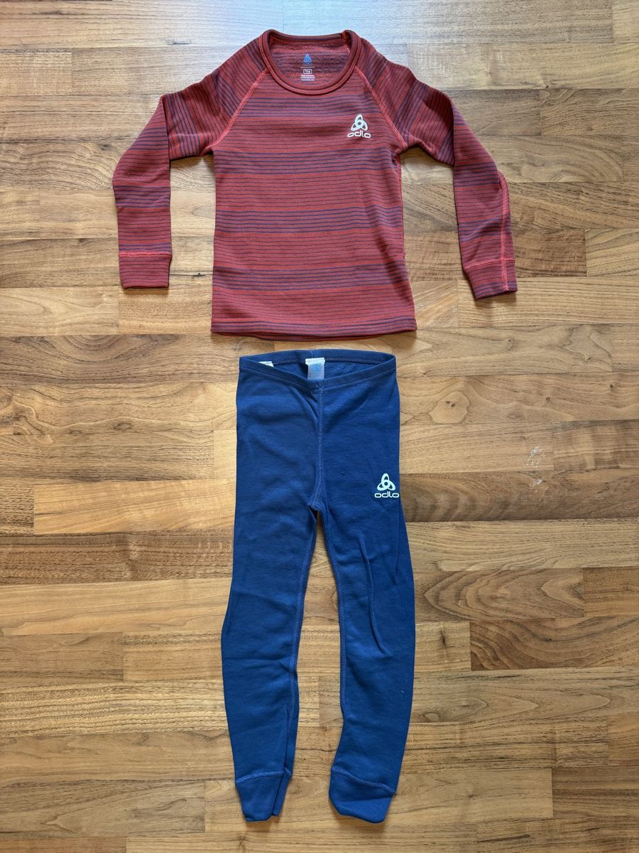 Odlo Unterwäsche: Odlo Kinder Thermo-Set, Gr. 116 – Gebraucht aus Riedikon von fox222