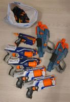 7x Nerf Blaster diverse Modelle mit Munition gebraucht