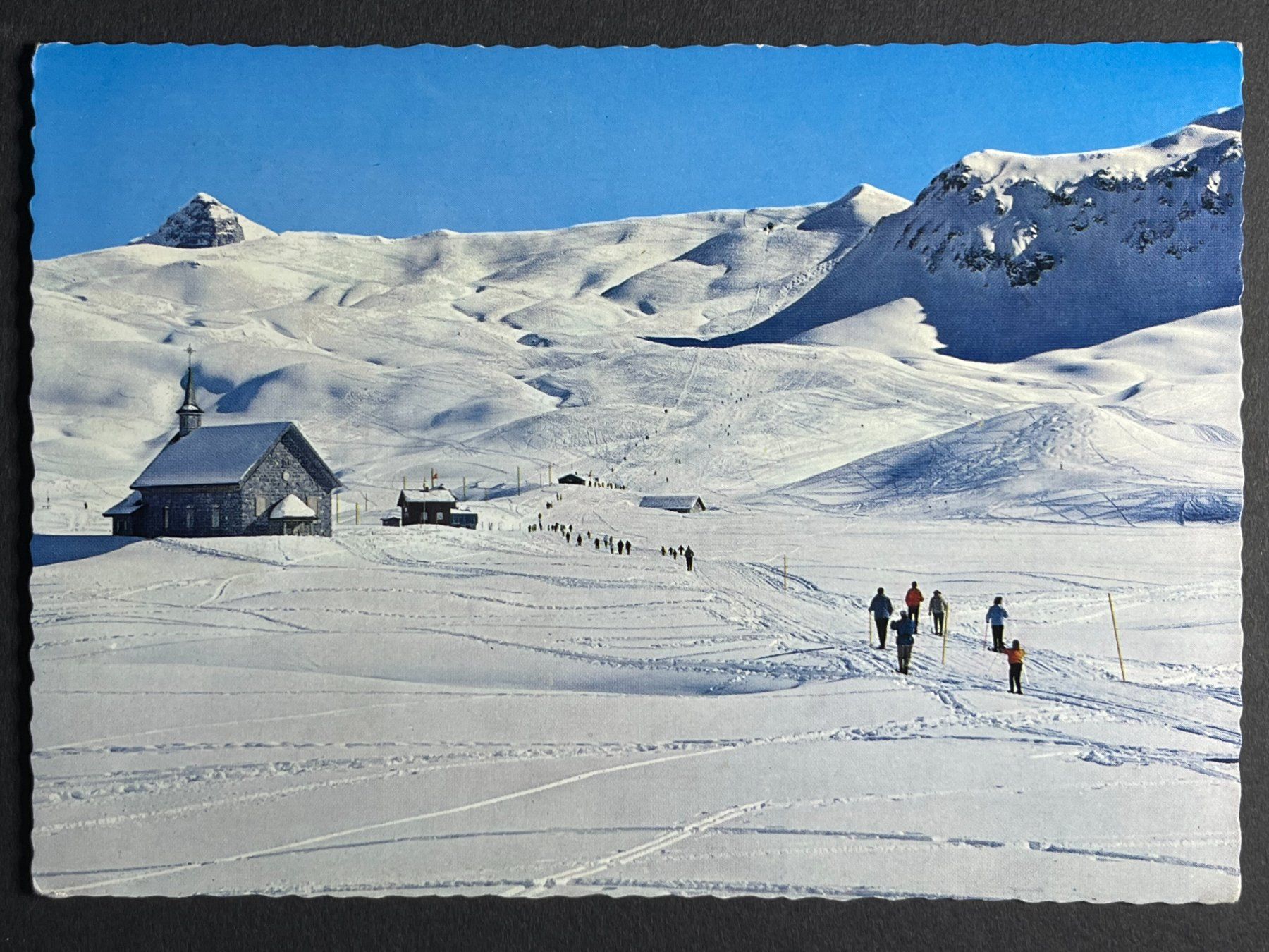 Ansichtskarten: Melchsee-Frutt - Skigebiet – Gebraucht aus Steg VS von _vinci_