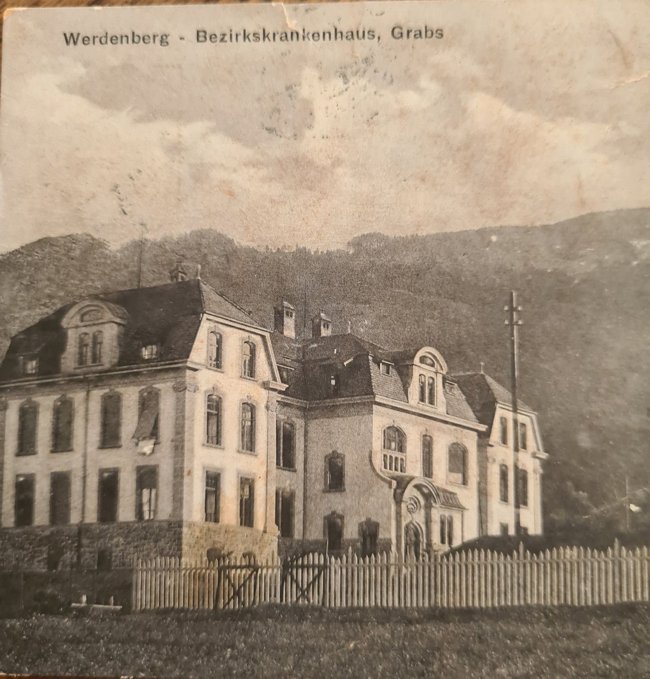 Cartoline postali: Bezirkskrankenhaus Grabs 1917 – Usato da Ebikon venduto da Donar50 1