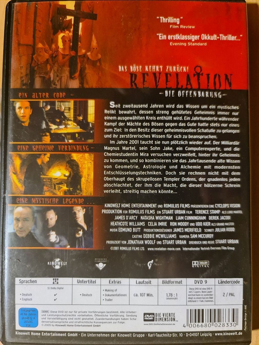 Tutti i DVDs: DVD Revelation - die Offenbarung – Usato da Dintikon venduto da Vexi 1