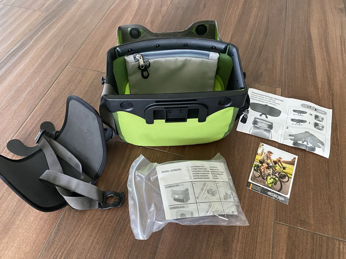 Ortlieb Pezzi di ricambio: Lenkertasche Ortlieb Ultimate grün neu – Nuovo e nell'imballaggio originale da Hellbühl venduto da der_xdp2