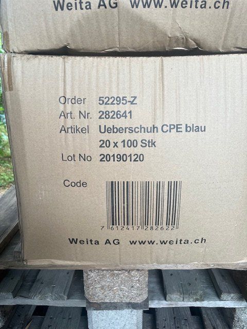 Scarpe da uomo: 5700 Ueberschuh CPE blau – Nuovo e nell'imballaggio originale da Stansstad venduto da 2480markus 1