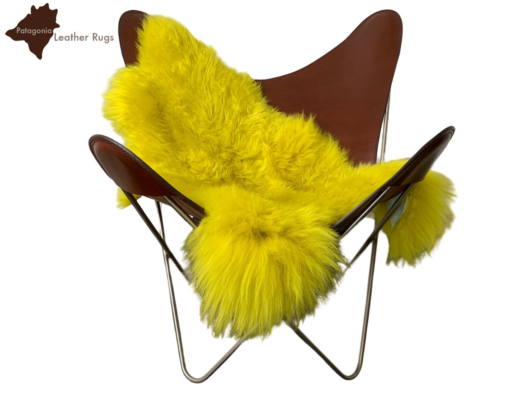 Tappeti: Lammfell Teppich Yellow – Nuovo e nell'imballaggio originale da Arbedo venduto da patagonialeatherrugs