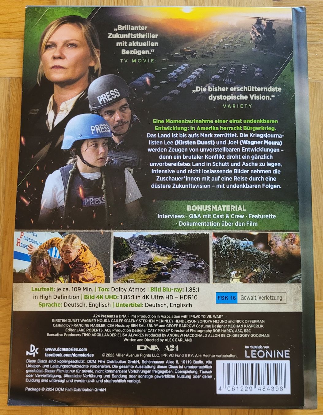 Tutti i DVDs: CIVIL WAR - LIM.MEDIABOOK 4K UHD + BLU-RAY – Usato da Arbon venduto da Wizle 1