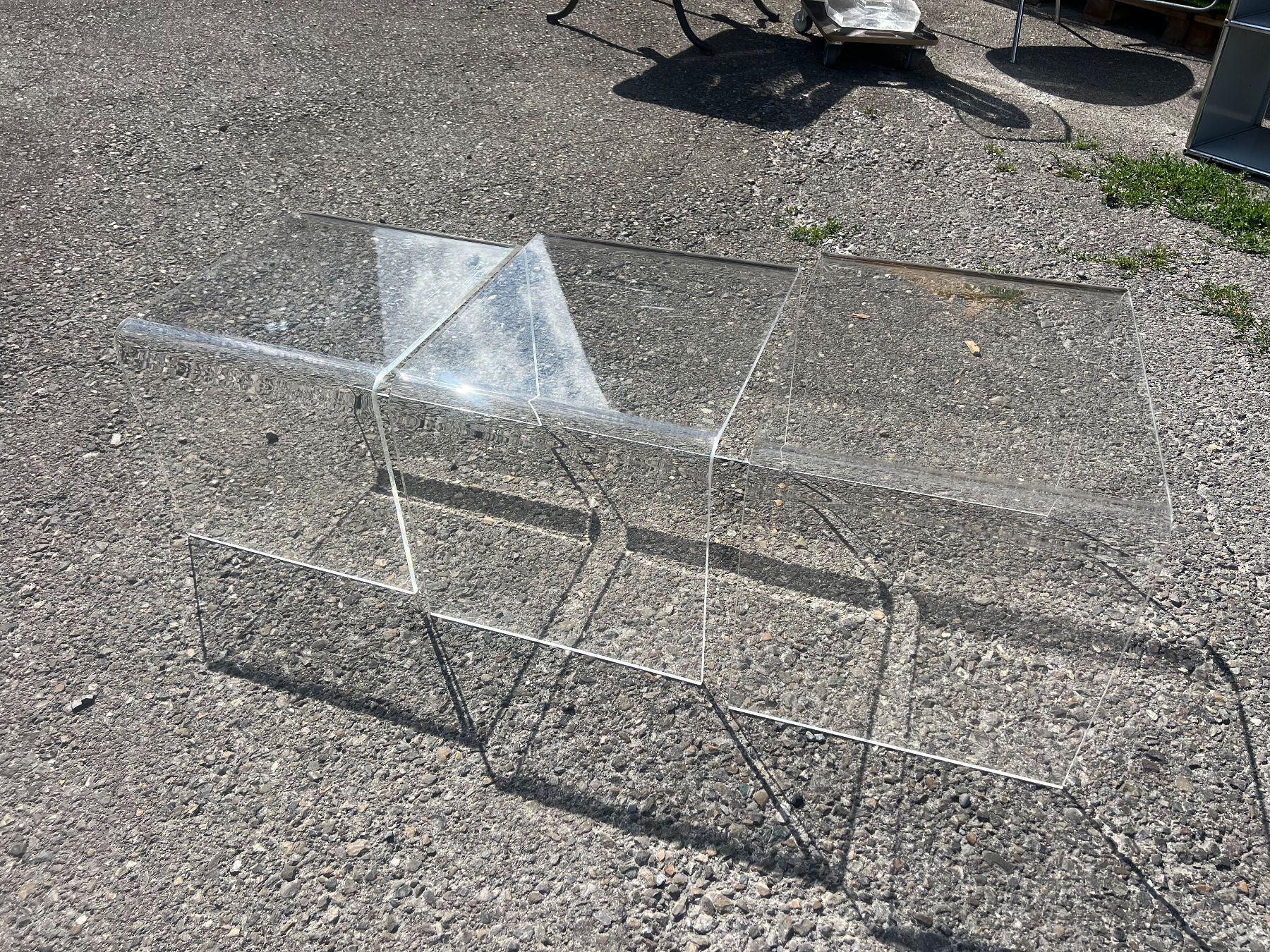 Tavoli: 3 er Set Plexiglas Tische – Usato da Otelfingen venduto da Yossi-68 7
