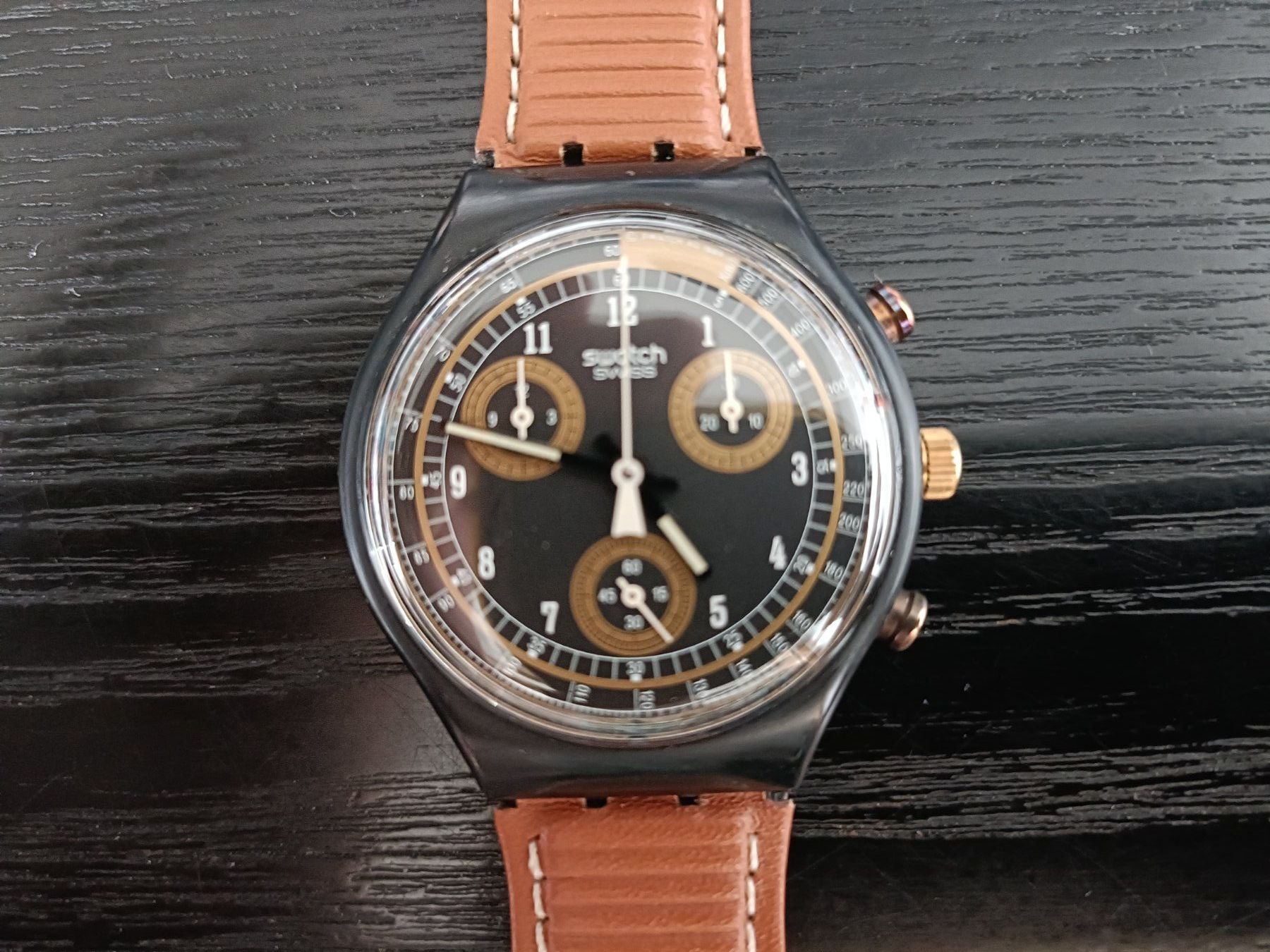 Swatch Uhren: SWATCH CHRONO SANDSTORM SCB 104 1991 GEBRAUCHT – Gebraucht aus Liebefeld von Bestbets 1