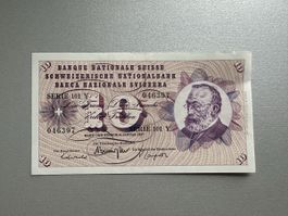 Banknote 10 Fr. von 1977