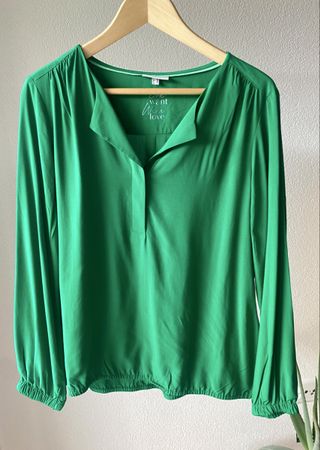 Street One Bluse Grün Gr. 40 – 100% Viskose