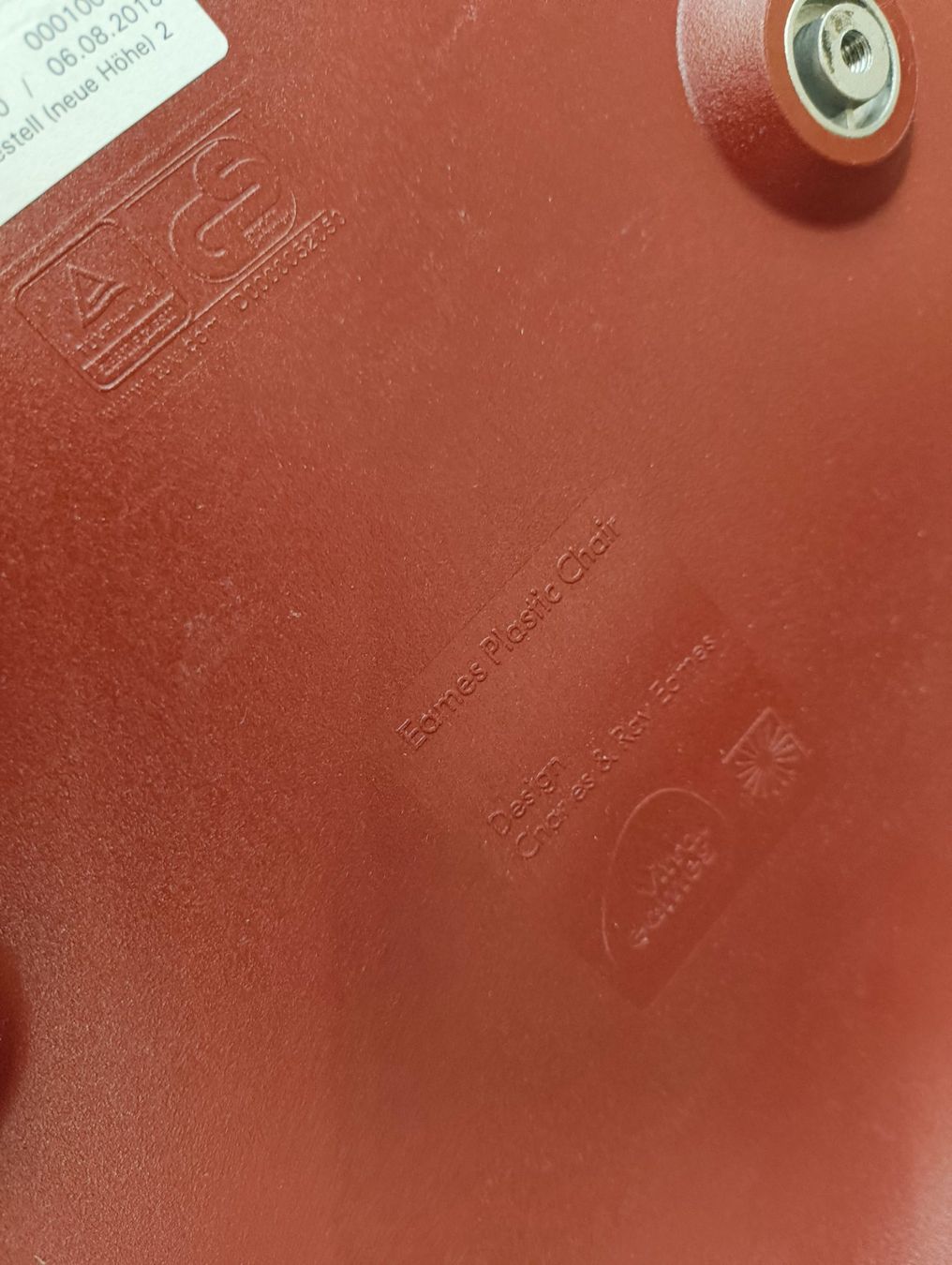 Vitra Sedie: Original Eames Sidechair von Vitra Dunkelrot? DSR - Eifel – Usato da Zürich venduto da vintage_design_sale 6