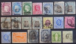 Britische Kolonien Lot mit alten Werten IV