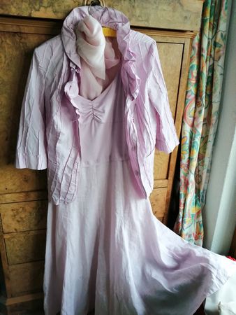 Elegantes Abendkleid 40 zyklamenrosa 1 x getragen