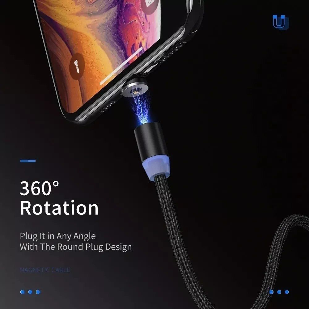 Cavi: 4 Handy Ladekabel Magnet USB mit 3 Adapter Micro USB, C, iOS – Nuovo (secondo la descrizione) da Zürich venduto da dnk_nrd8 1
