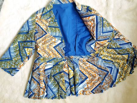 JACKE EINZELSTÜCK UNIKAT S 36 DESIGN BLAZER TOP zu BLUSE