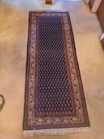 Schöner Orientteppich handgeknüpft 72x185 cm
