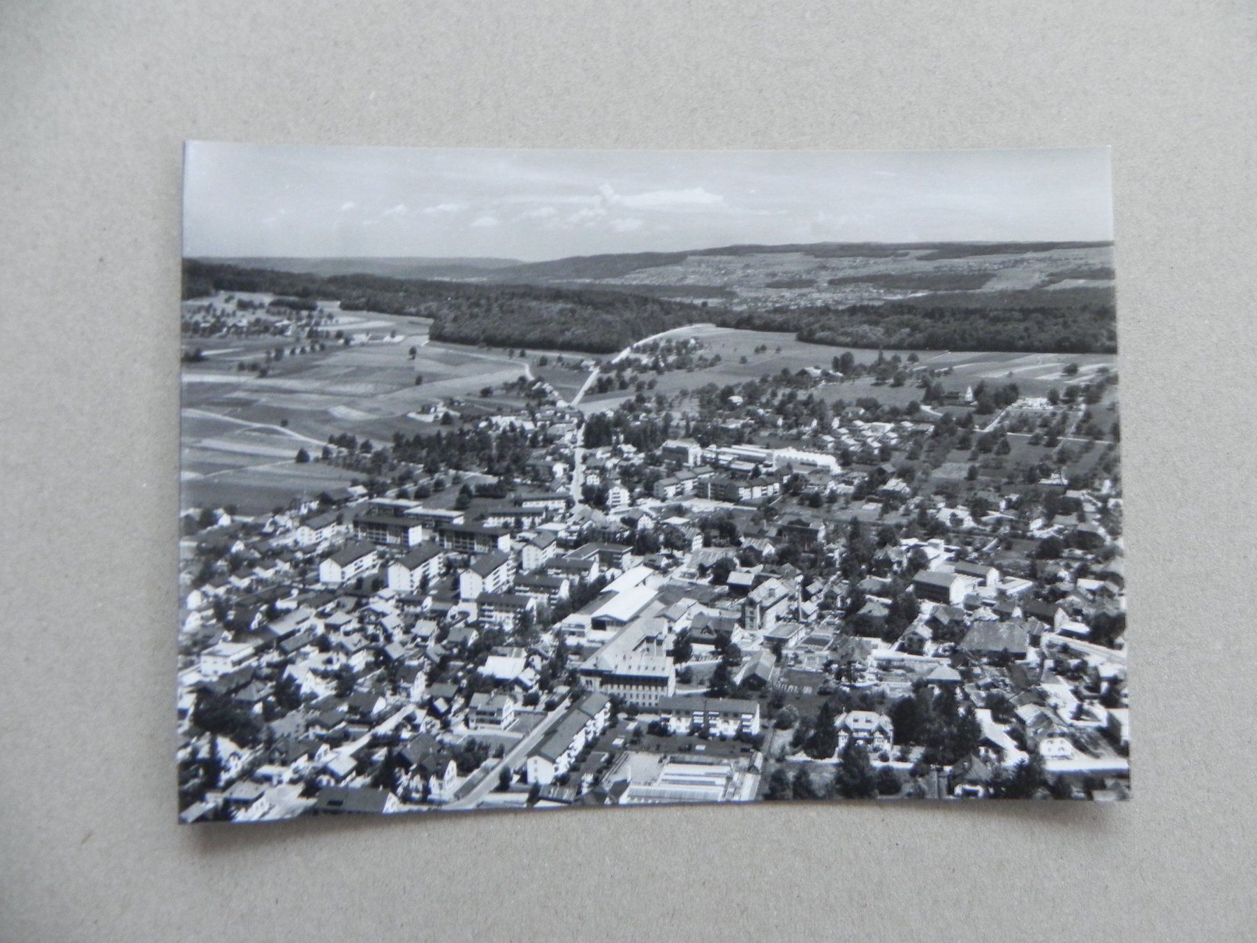 Cartes postales: Ansichtskarte Wohlen AG Flugansicht 1965 – D'occasion à Siebnen par krimsie