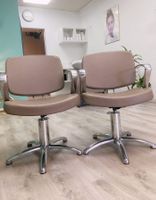 1x Profi-Coiffeursessel Salon Ambience «KLEO» Cappuccino NEU