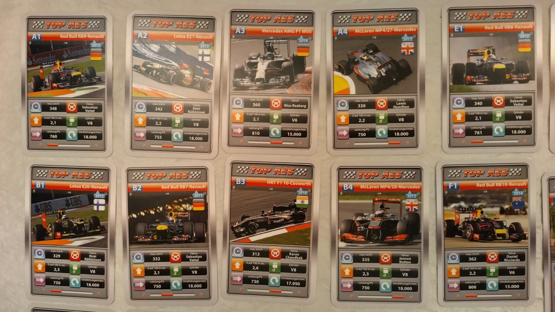 Giochi: Auto Quartett - Formel 1 / 32 Karten ab Fr. 4.- – Usato da Bellach venduto da JingleJerry 3