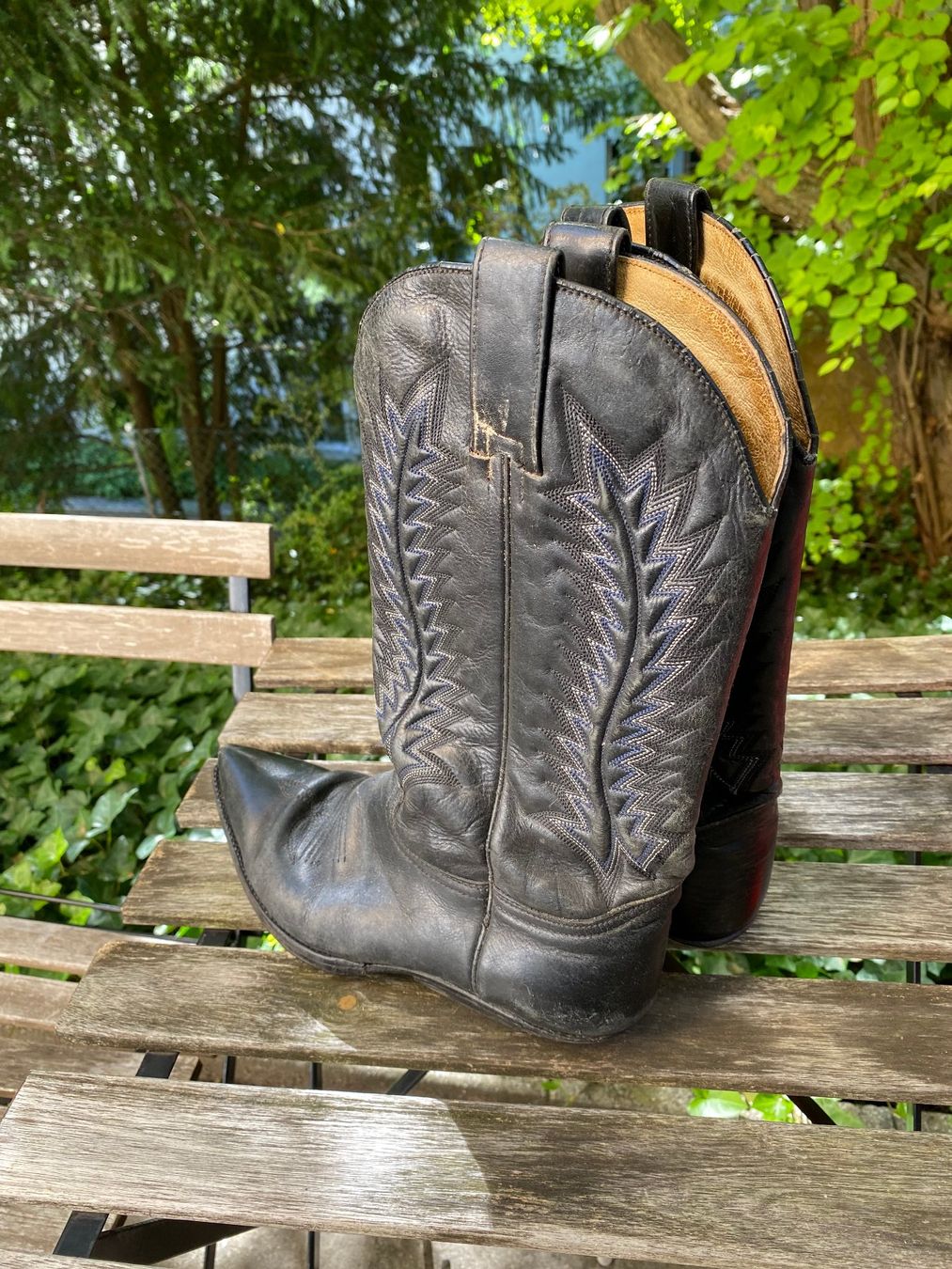 Herrenschuhe: Original gebrauchte Cowboy Stiefel Leder Diverse Grössen – Gebraucht aus Zürich von Pyramid1 5