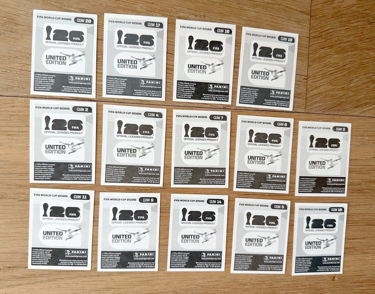Panini Sammelbilder & Trading cards: WM 2026 Sticker Panini Team Curaçao – Neu und originalverpackt aus Schlieren von freesoul 1