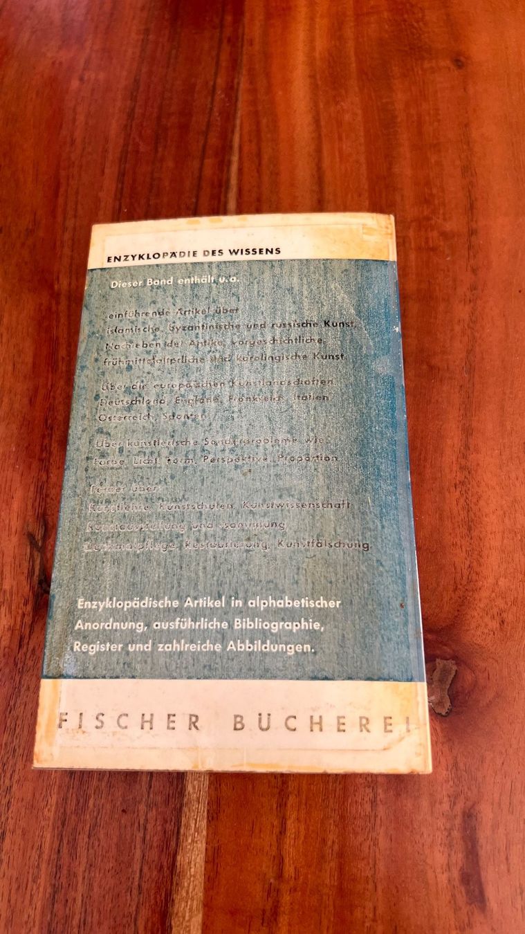 Libri: Fischer Lexikon Bildende Kunst 2 - 1960 – Usato da Schübelbach venduto da Dolly990_2 1