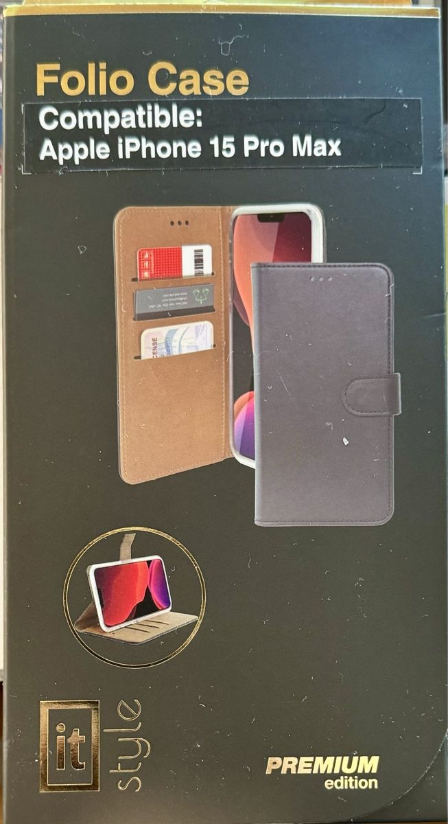 Coques & Protection écran: Folio Case Apple iPhone 15 Pro Max – Neuf avec emballage d'origine à Wettswil par osoma99