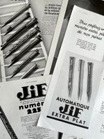 Jif Bleistift - 4 alte Werbungen / Publicités 1930/32
