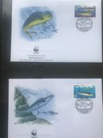 Nauru 1997 WWF Satz Hochseefische Pazifik Ersttagsbriefe