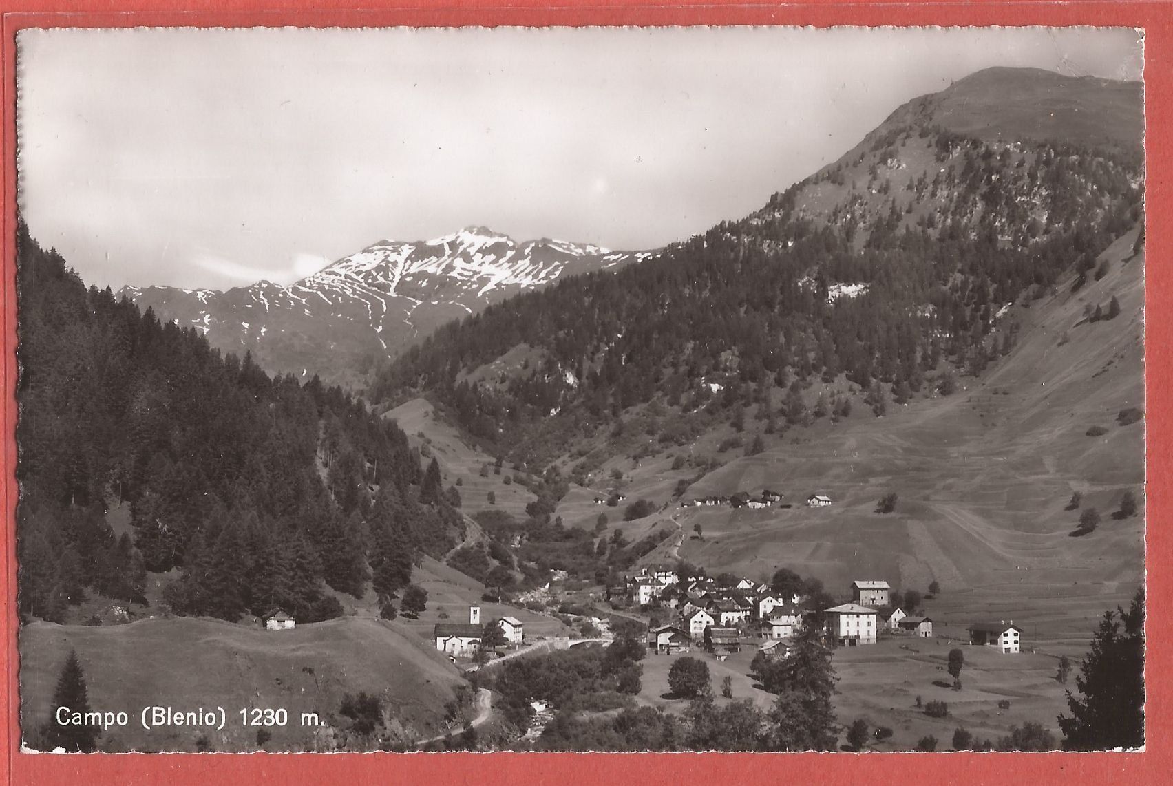 Cartoline postali: Campo im Val Blenio - ca. 1950 – Usato da Fislisbach venduto da Porano