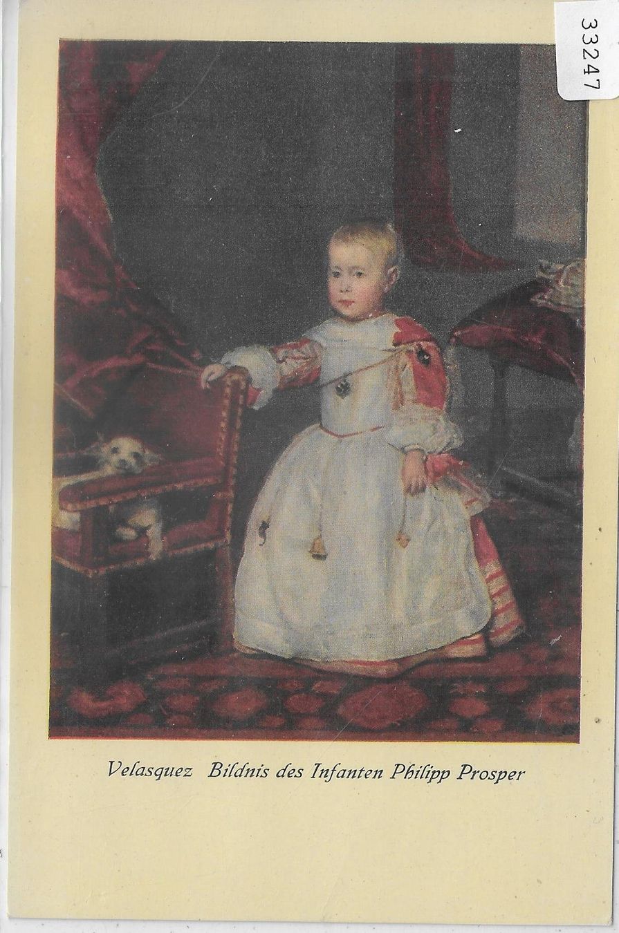 Cartes postales: Velasquez - Bildnis des Infanten Philipp Prosper – D'occasion à Ettingen par Kartenplanet