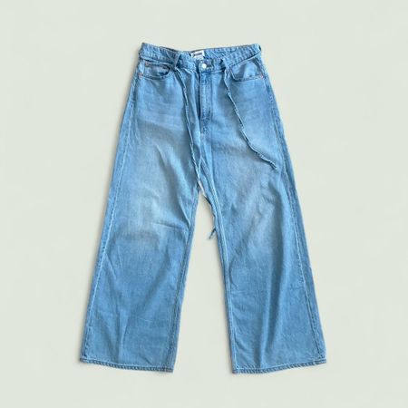 weekday barrique low rise loose wide  jeans - size 28