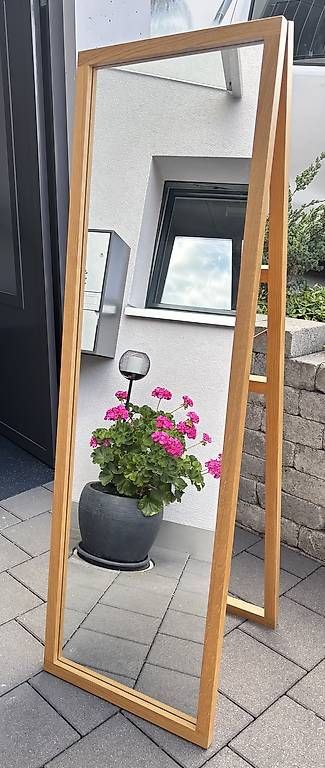 Miroirs: Spiegel mit Echtholz-Rahmen (Eiche) – D'occasion à Kleinwangen par skaufmann4