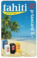 Taxcard KF-287 Tahiti Douche Palmenstrand 1. Auflage 603L