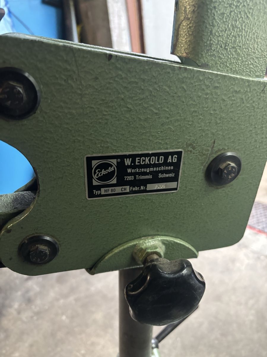 Tutti gli attrezzi: W.ECKOLD HF 80 – Usato da Aarau venduto da Belli49 2