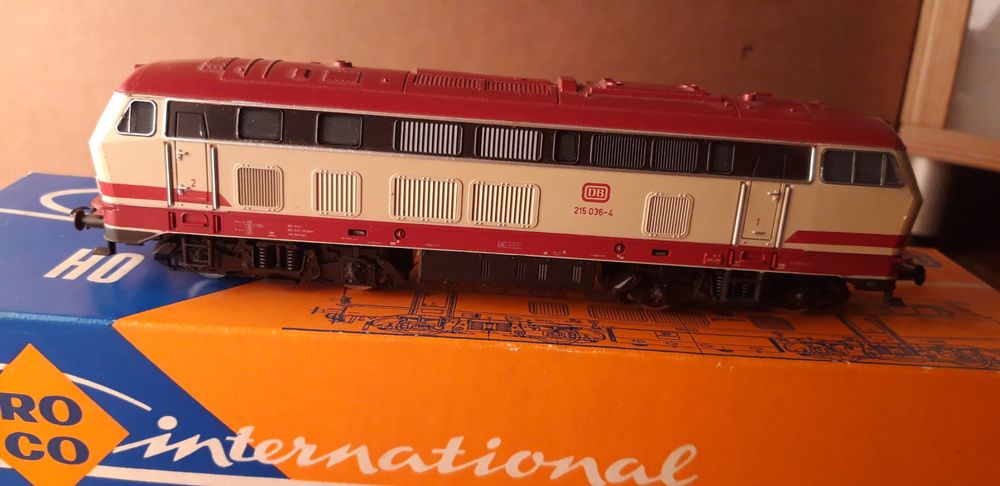 Roco 4151C DB Diesel-Lok V 215 rot/creme DC / analog (Gebraucht) in ...