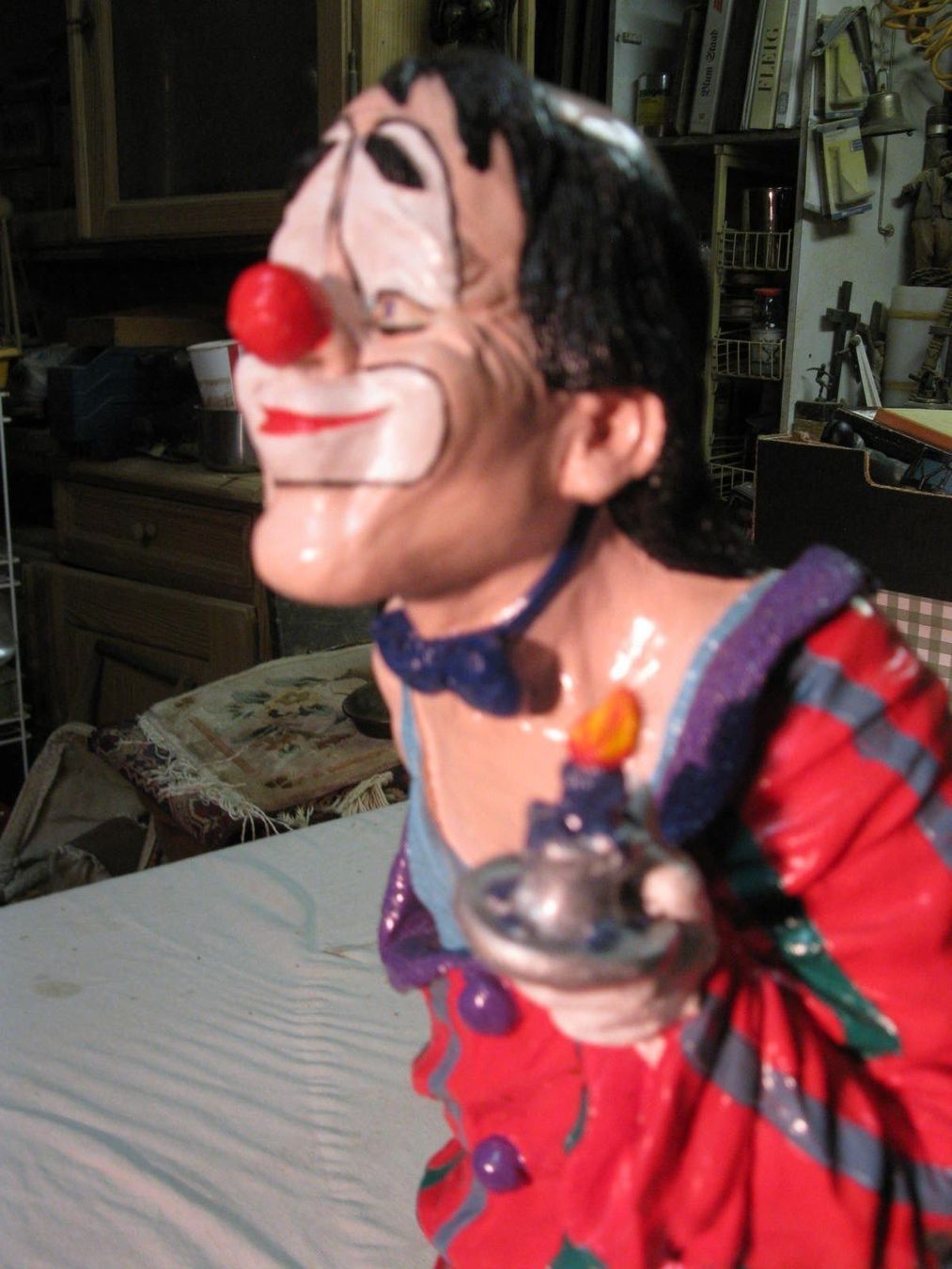 Statuette: lustiger Clown – Usato da Altstätten venduto da antikundart 1