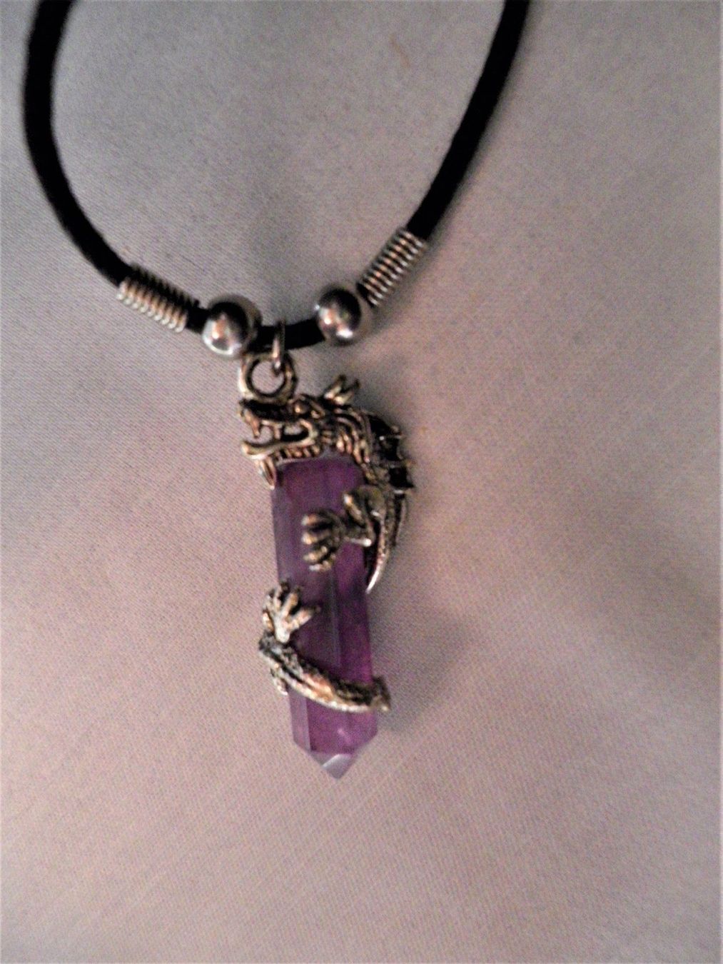 Ketten: Drachenkette mit Amethyst – Gebraucht aus Reinach BL von Annodomini 1