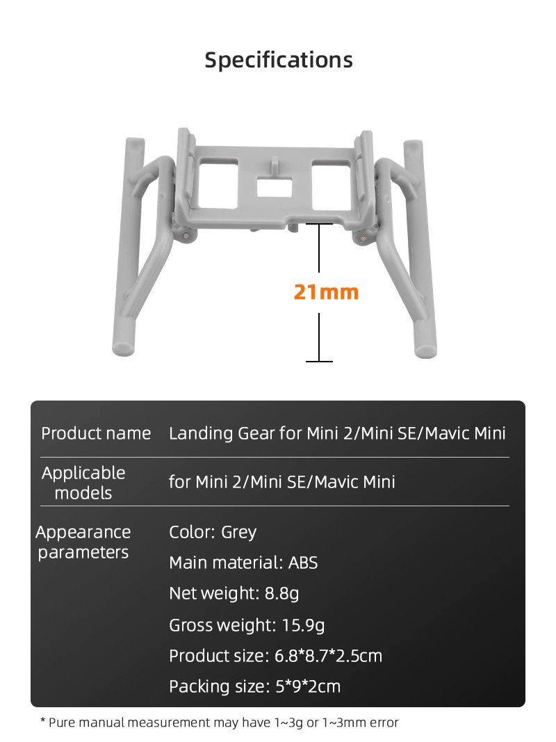 DJI Modellismo RC: DJI - Mini 2/SE - Train d'atterrissage – Nuovo e nell'imballaggio originale da Versoix venduto da Dji-tools-store 1