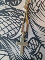 Halskette mit Kreuz anhänger 925 Silber