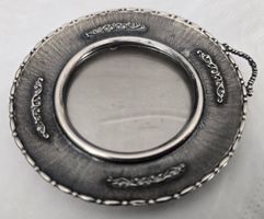 Kleiner 800 Silber Fotorahmen ,  Glas vorn und Deckel hinten