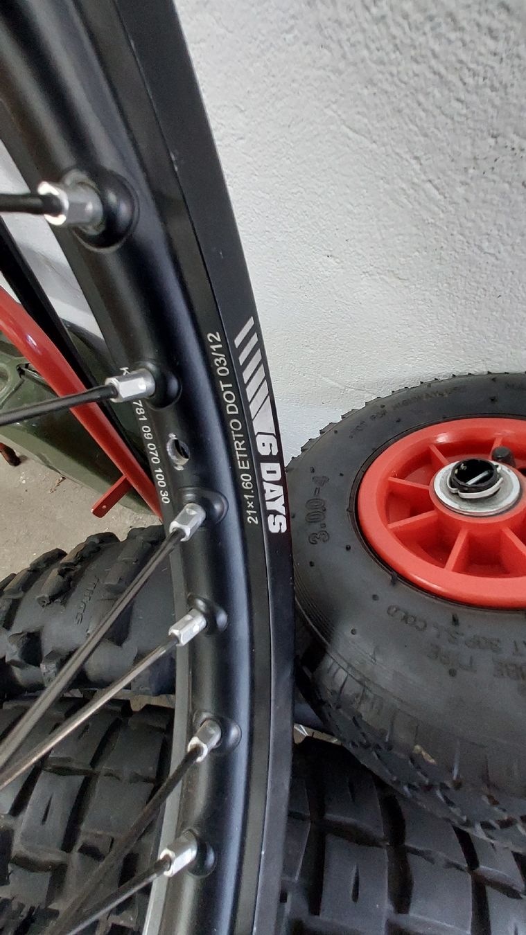 KTM Tutti i ricambio per moto: KTM exc 6days Vorderrad  – Usato da OberEmbrach venduto da Bramble 5