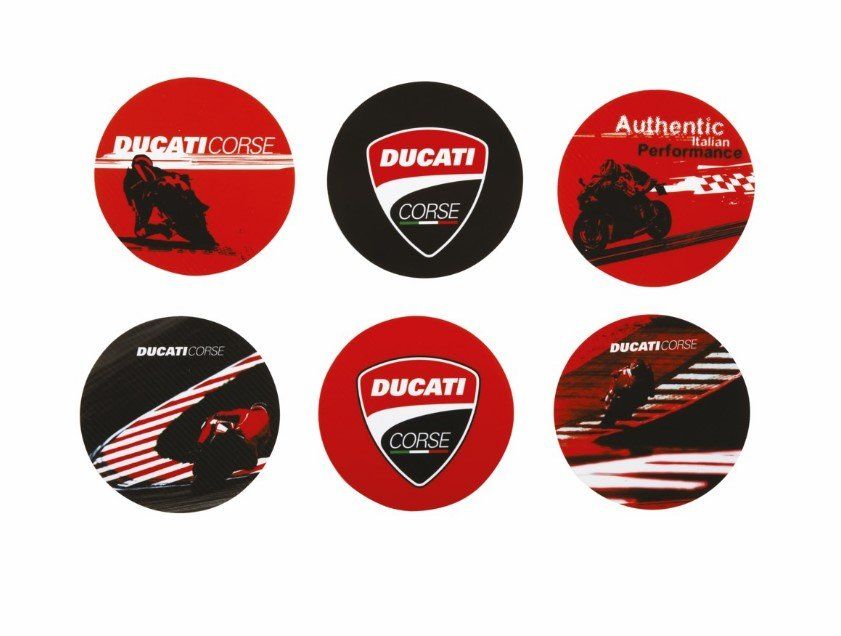 Sottobicchieri: Ducati-Glasuntersätze Corse Küche – Nuovo (secondo la descrizione) da Frauenfeld venduto da Moto77_AG