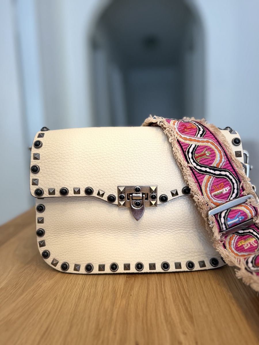 Valentino Borse da donna: Valentino Garavani Rockstud Bag white – Nuovo (secondo la descrizione) da Zürich venduto da fil_z5hq 1