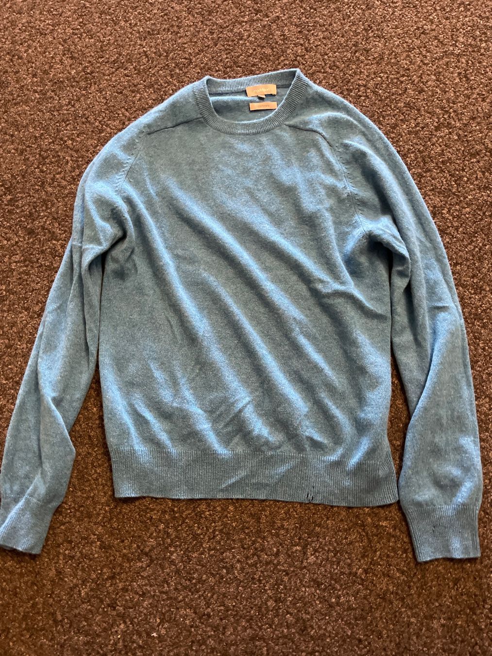 Maddison Maglioni & Felpe: Maddison 100% Cashmere Pullover, Hellblau, Grösse S – Usato da Thun venduto da BanjoDan