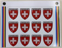3D Acry Sticker Switzerland Aufkleber