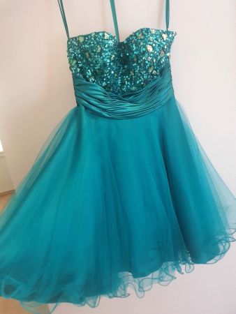 Kleid - Cocktailkleid Gr 36 mit wunderschönem Tüllrock