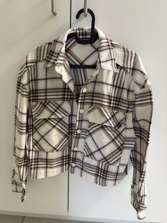 Veste fine à carreaux douce et confortable - Taille XS