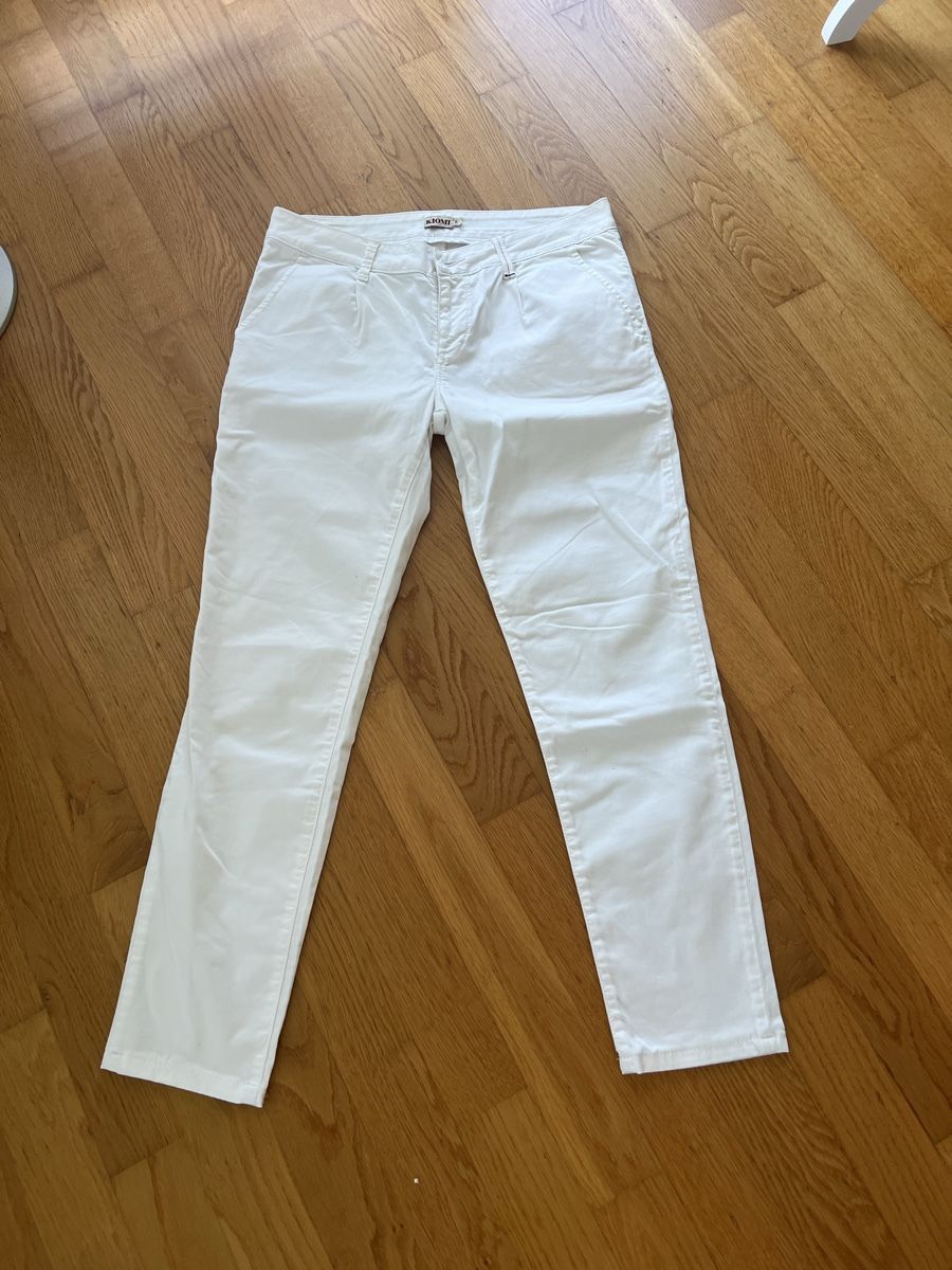 Hosen: Baumwolle SommerHose , weiss, Grösse 38 – Gebraucht aus Ebikon von happynat