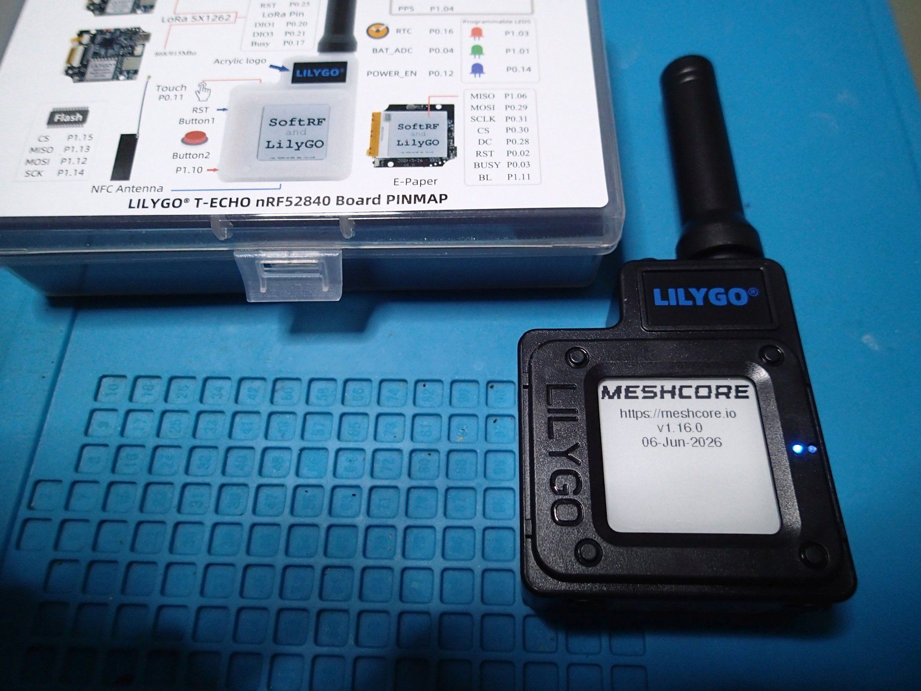 Technique de radiocom: Lilygo T-Echo Meshcore LoRa 869MHz Tracker Notfunk – Neuf (Voir description) à Zürich par youelec 4